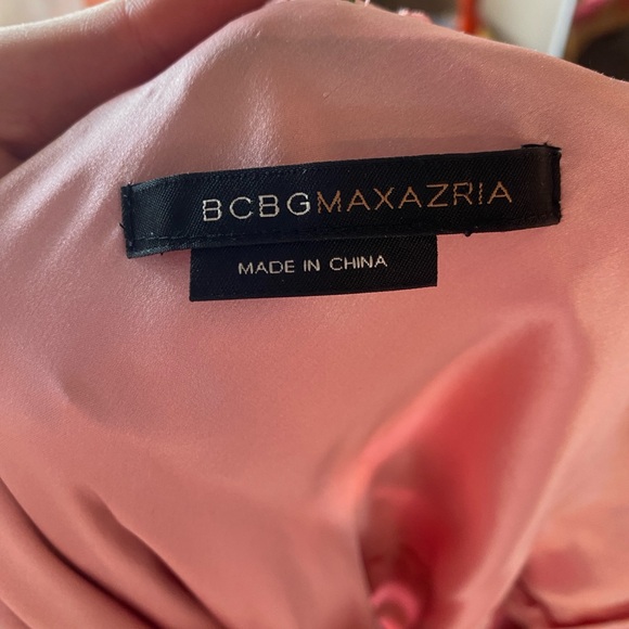 BCBG Vintage Pink Floral Prom Dress - Picture 5 of 5